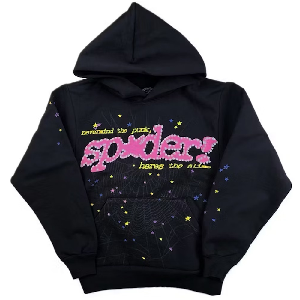 Black Sp5der Hoodie v2